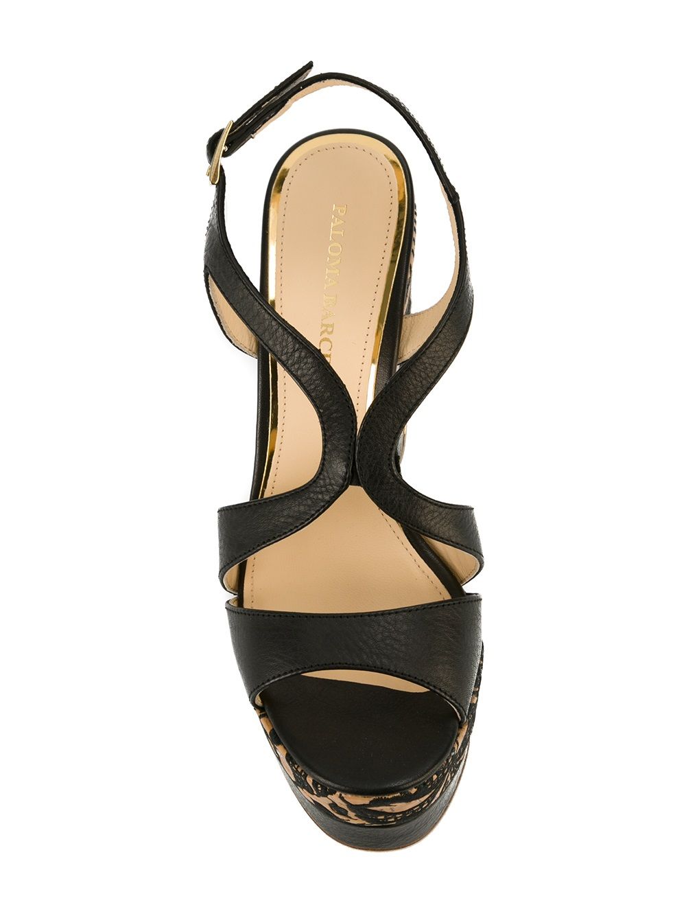 Paloma Barceló Embroidered Wedge Sandals - Farfetch