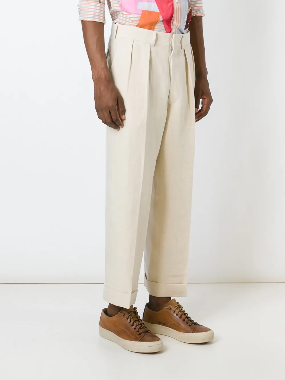  Junya Watanabe Man Straight Leg Trousers - Multicolour 