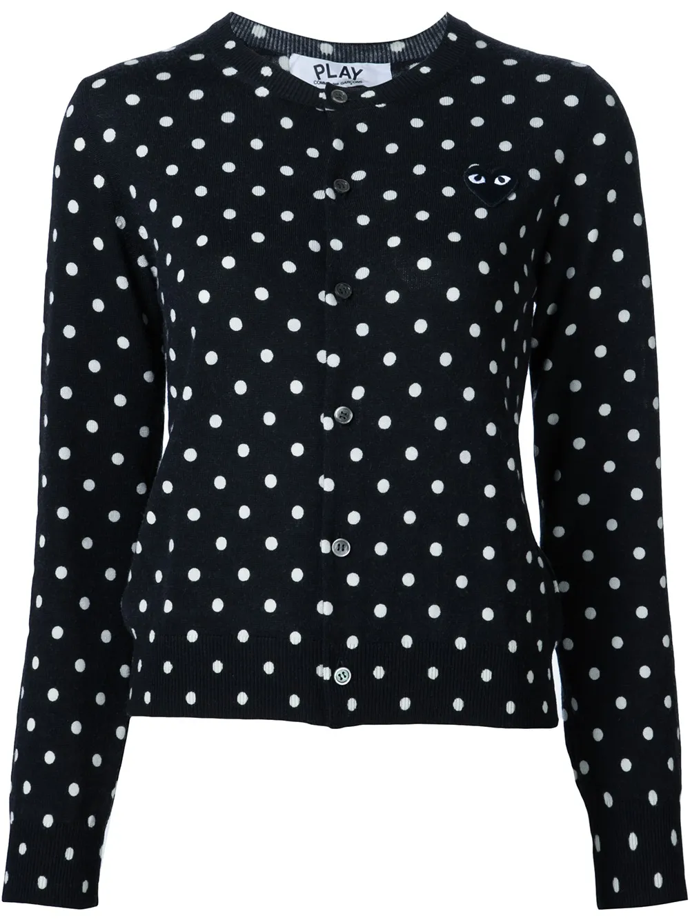 comme de garcons polka dot