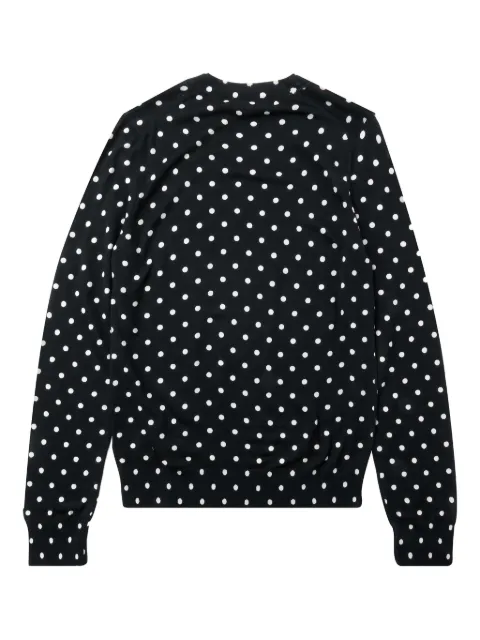 Comme Des Garçons Play polka-dot jumper