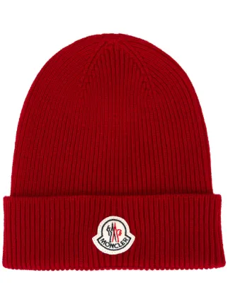 moncler red beanie moncler red beanie