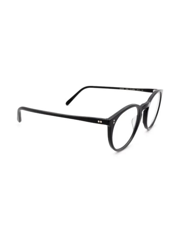 Oliver Peoples O'Malley 眼鏡フレーム | ブラック | FARFETCH JP
