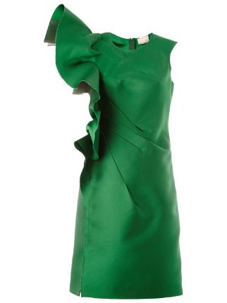 Lanvin Ruffle Sleeve Cocktail Dress - Farfetch