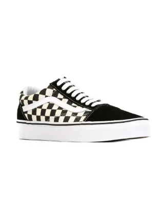 vans old skool checkerboard black sole vans old skool checkerboard black sole