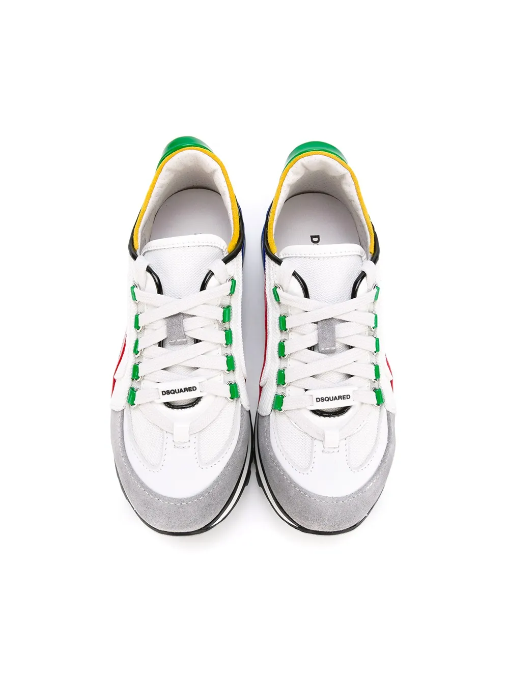 Dsquared2 Panelled Sneakers In White