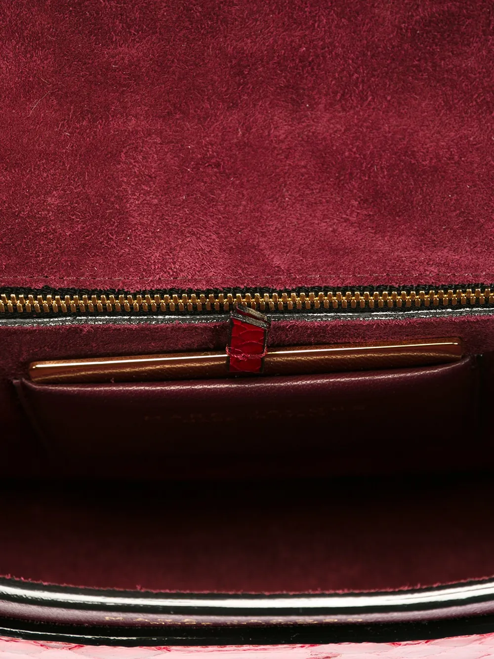 Marc Jacobs Schoudertas met patch Roze