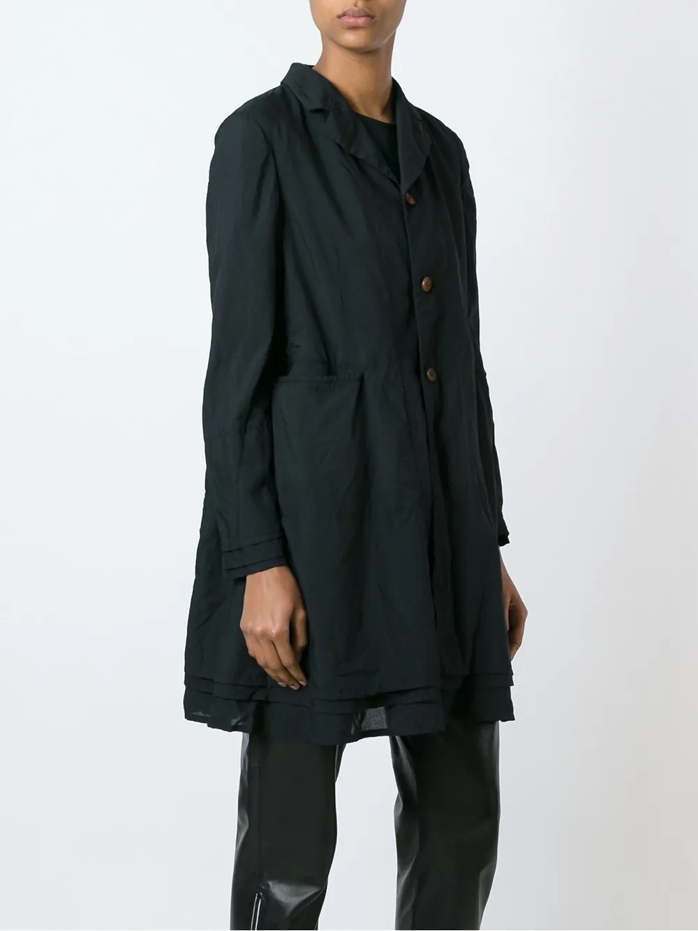  Comme Des Garçons Comme Des Garçons Oversized Jacke Im Lagen Look   Schwarz 