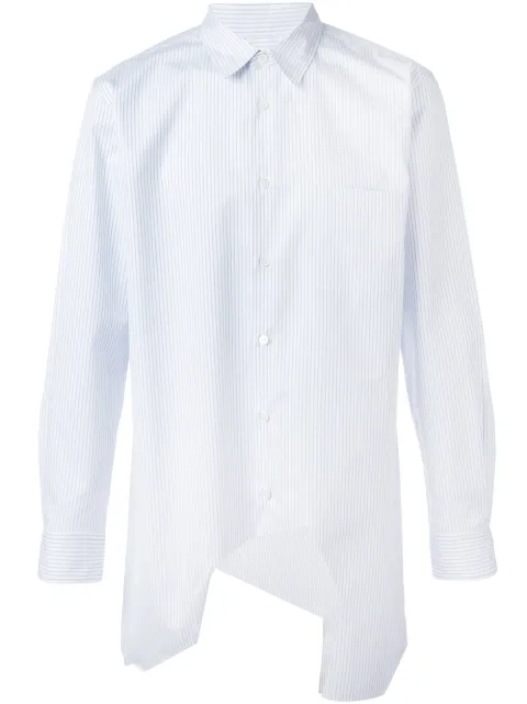 Comme des Garçons Homme Plus 비대칭 헴 셔츠