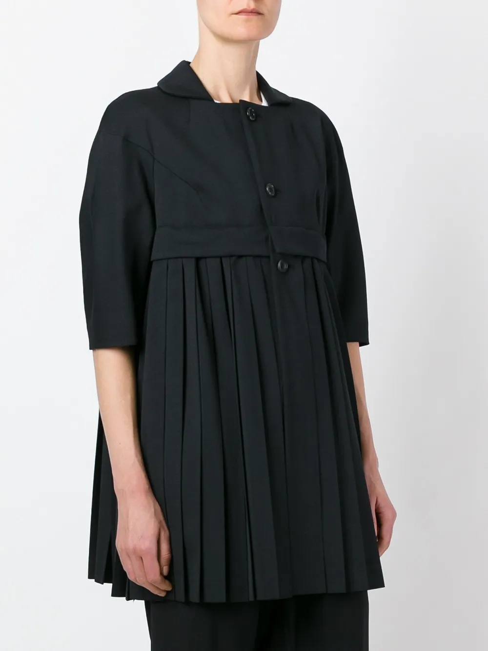  Comme Des Garçons Pleated Jacket - Black 