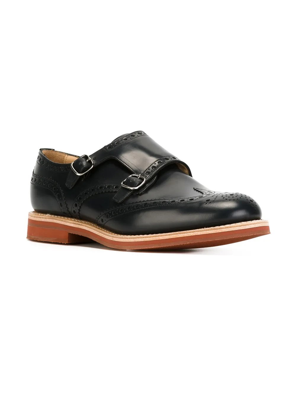 Church's 'Kelby' monk strap shoes - Blauw
