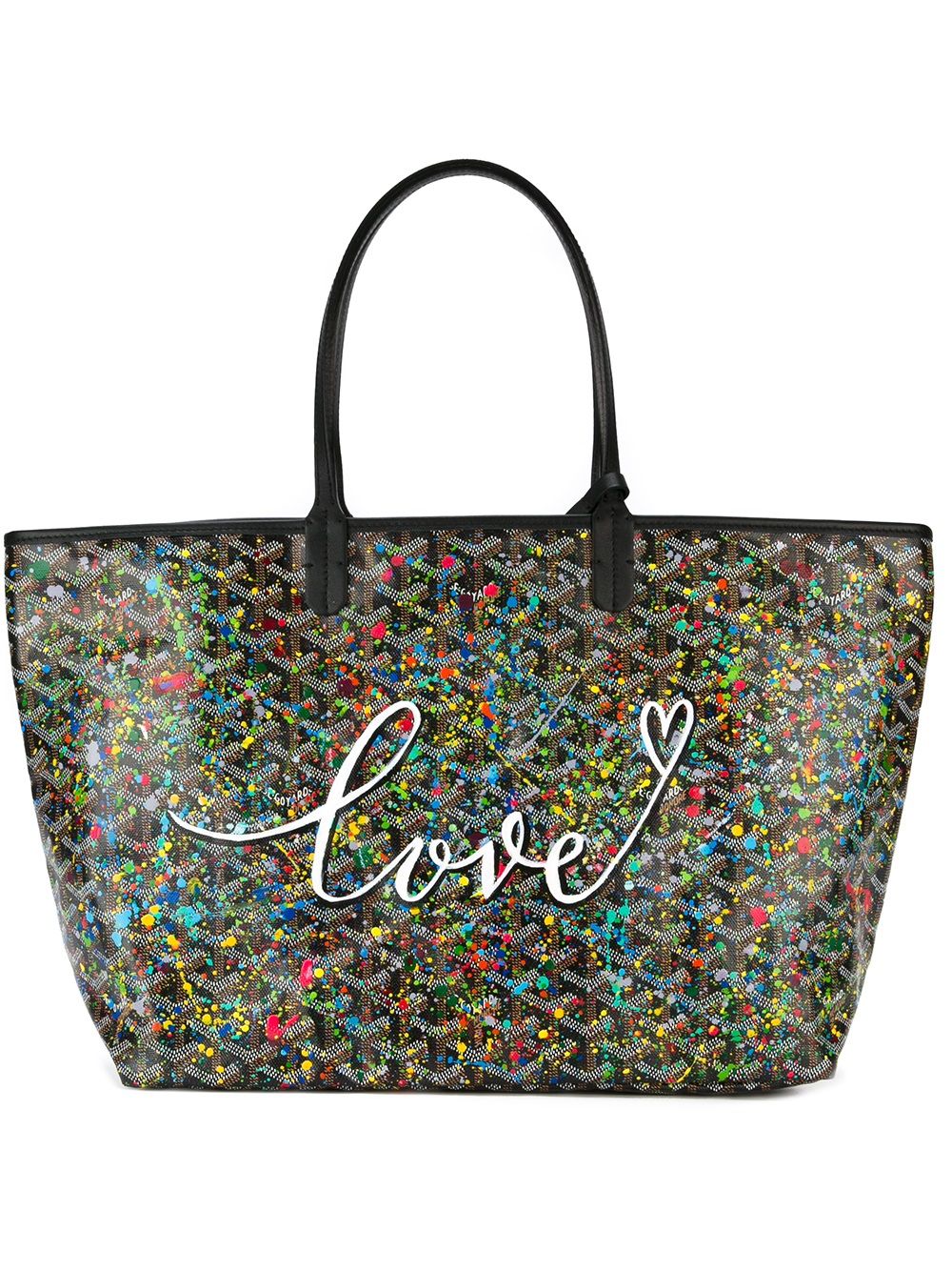 фото Goyard сумка-тоут с принтом 'love'