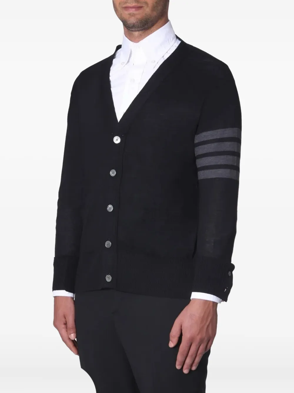 Thom Browne 4-Bar knitted cardigan | Cardigans | Image 2