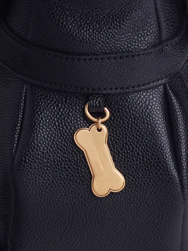 Hector Bag In Black Pebble Grain Leather