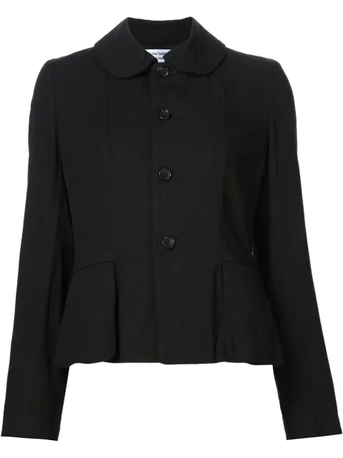 Comme Des Garçons Comme Des Garçons round collar cropped jacket