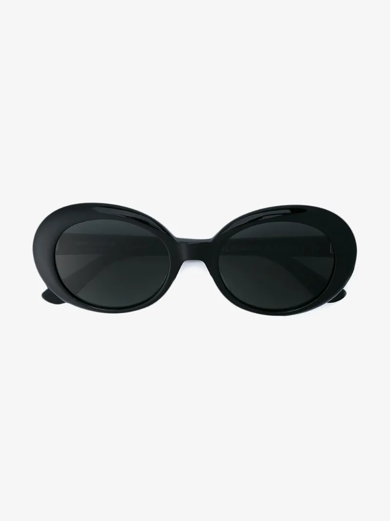 Saint Laurent Eyewear California Oval Acetate Sunglasses