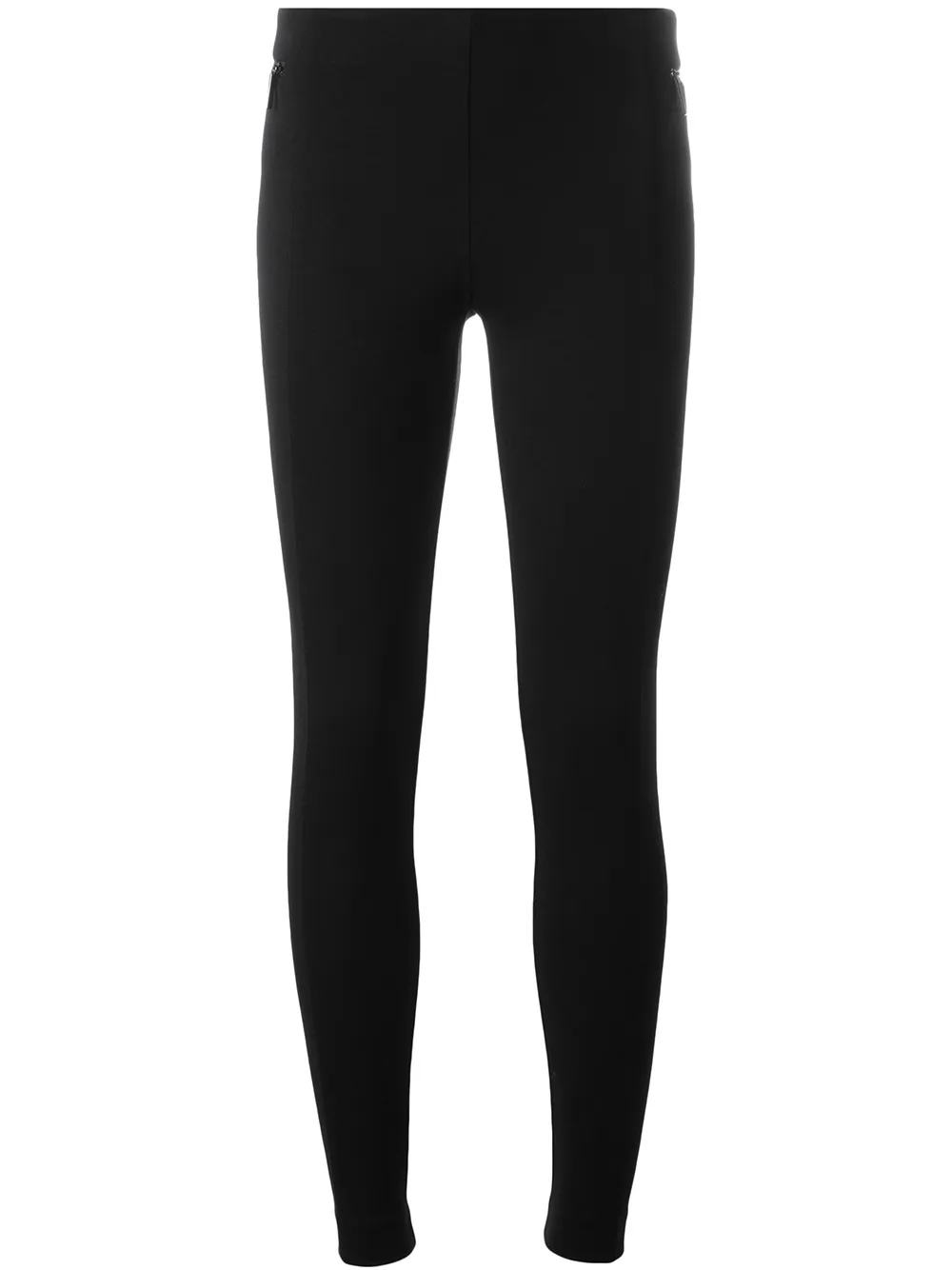 Michael Kors zip detail stretch leggings Zwart