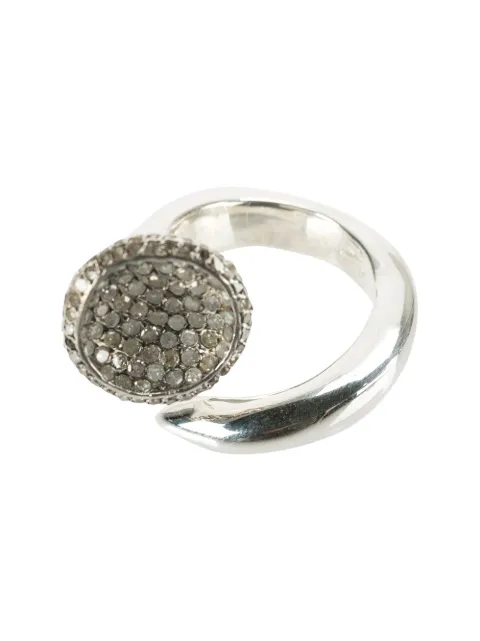 Rosa Maria Silberring mit Diamanten