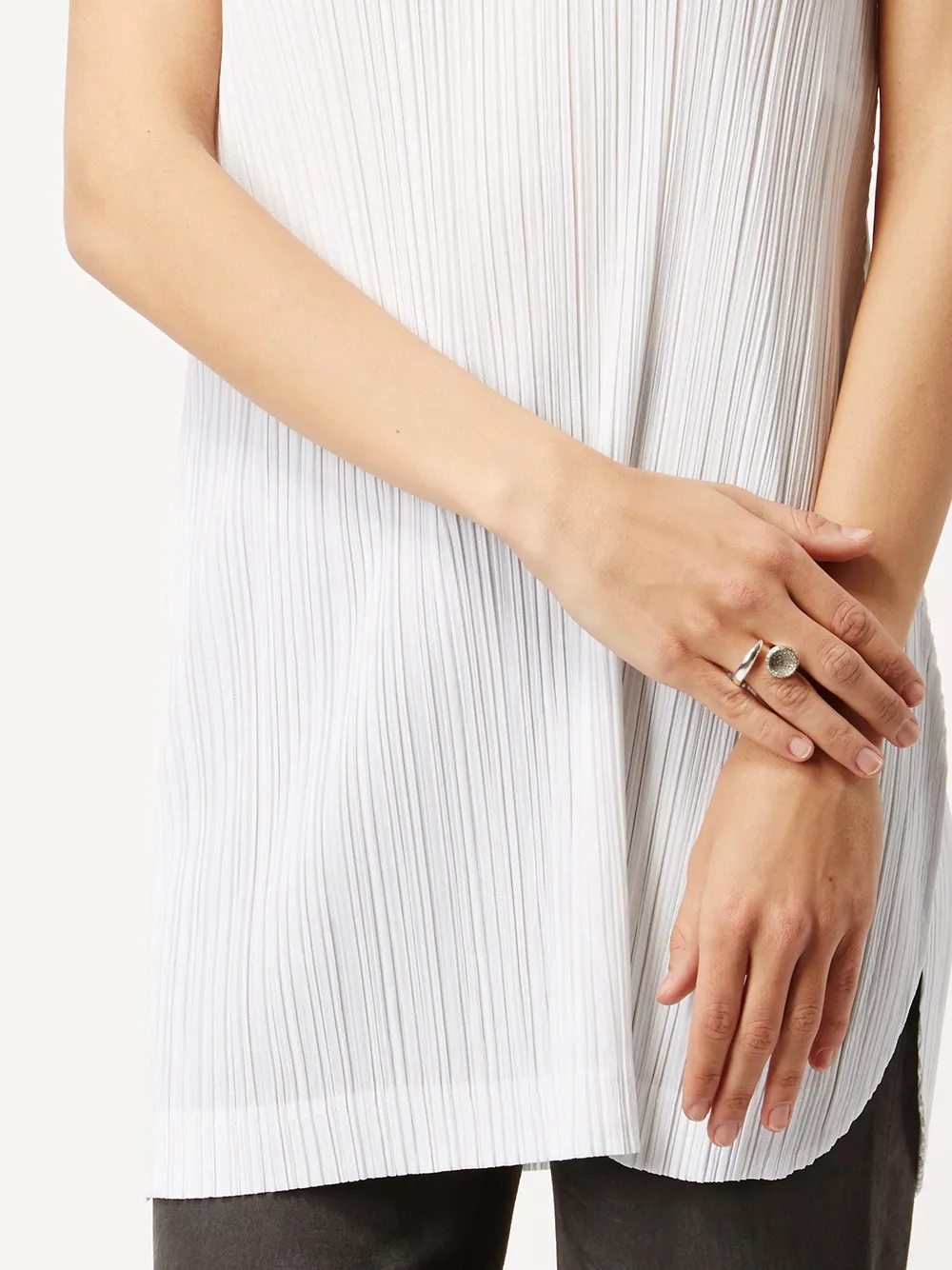 Rosa Maria cognac diamonds ring - Metallic