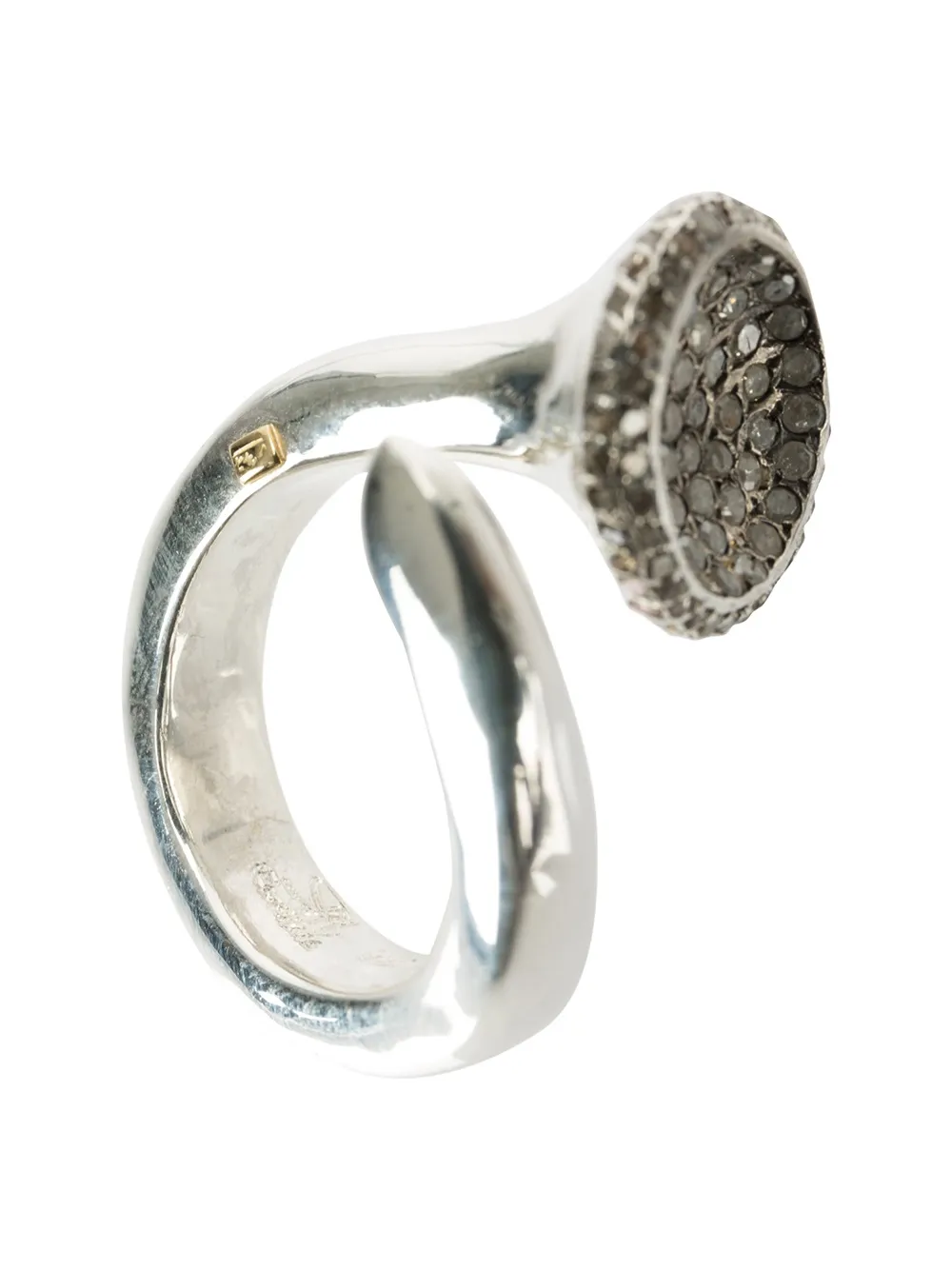  Rosa Maria Cognac Diamonds Ring - Metallic 