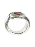 Rosa Maria garnet ring - Metallic