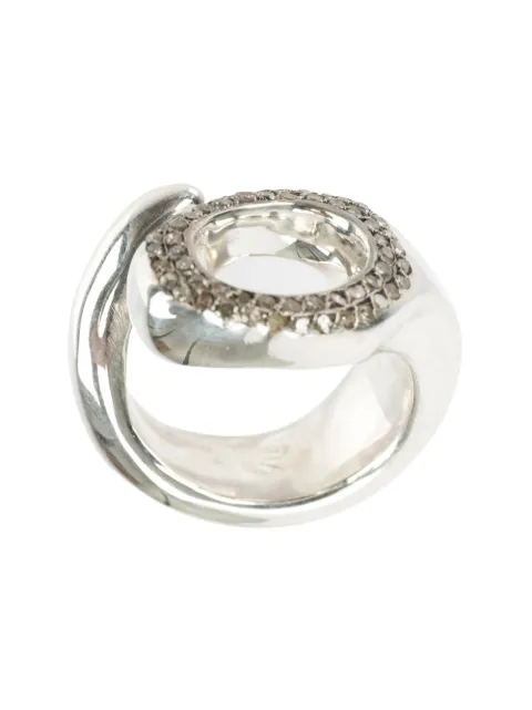 Rosa Maria cognac diamond ring