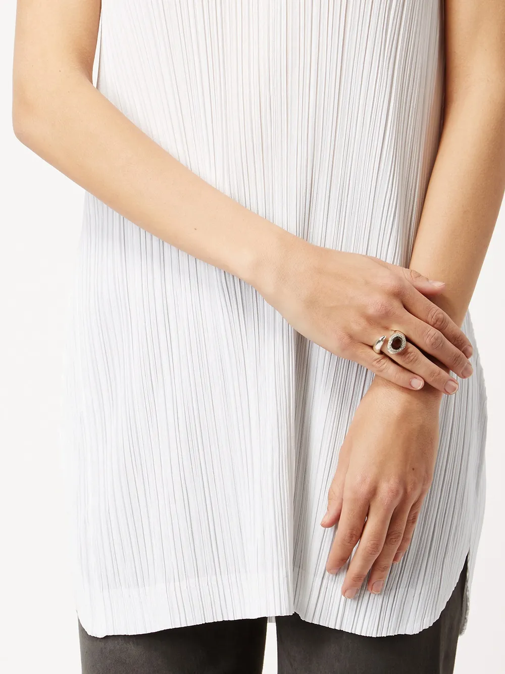 Rosa Maria quartz ring - Zilver
