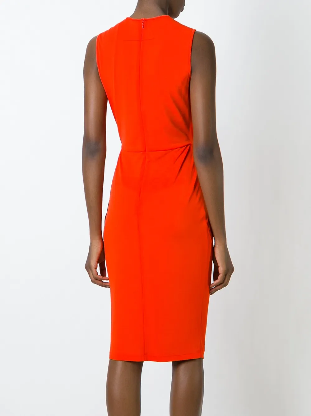 Givenchy smocked waist dress Oranje
