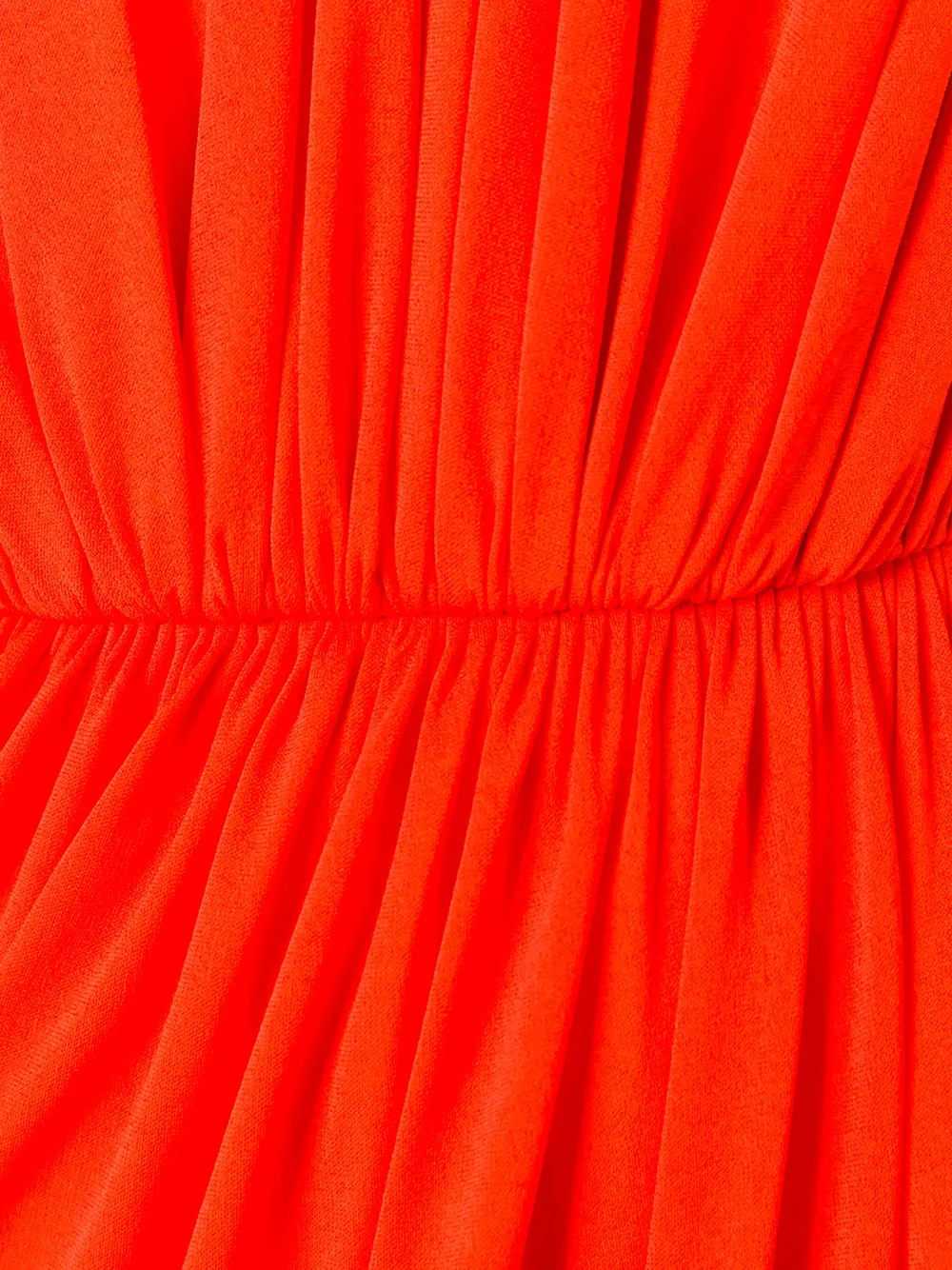 Givenchy smocked waist dress Oranje