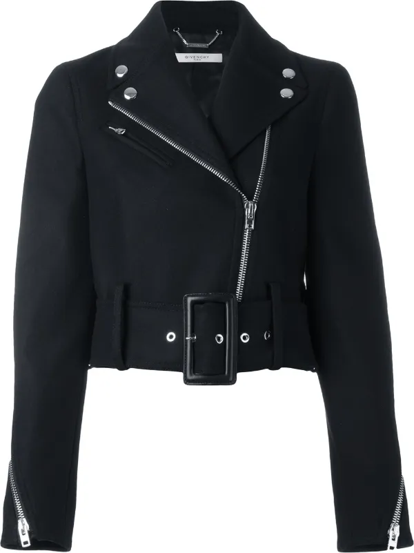 Givenchy Cropped Biker Jacket 2 730 Ss17