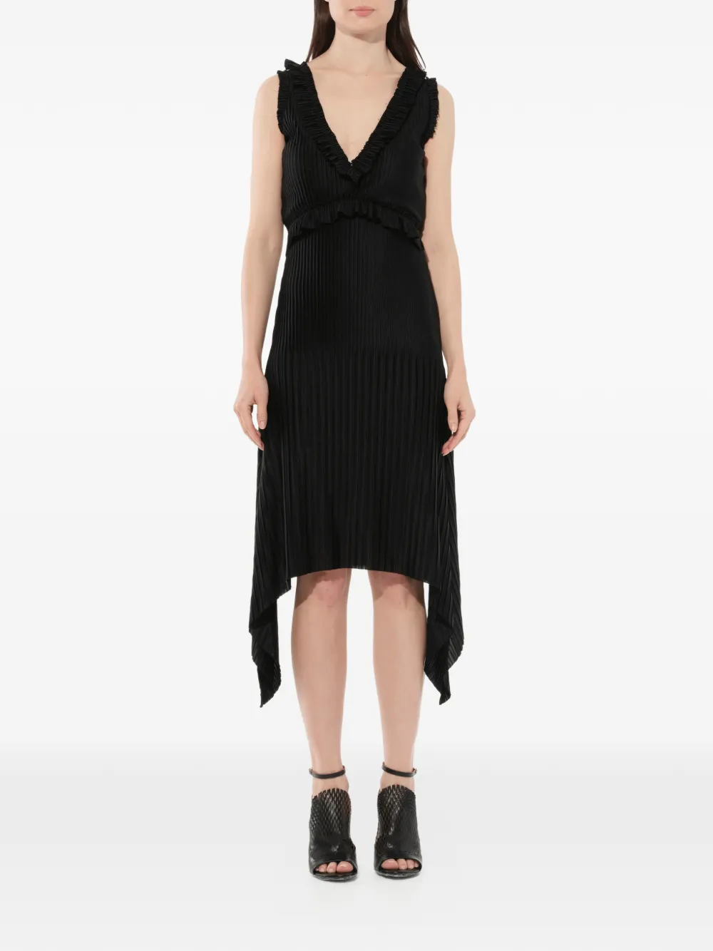 Givenchy pleated sleeveless dress - Black