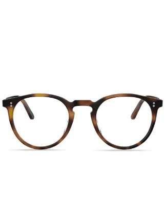 Oliver Peoples O Malley Glasses Brown FARFETCH AO
