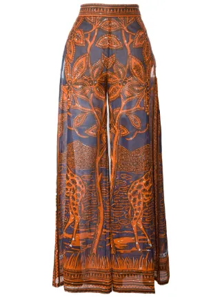 giraffe print pants