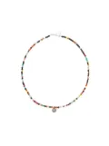 Catherine Michiels beaded necklace - Silver