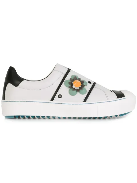 fendi floral sneakers