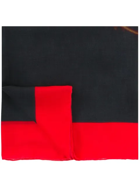 Givenchy skull and crossbones print scarf
