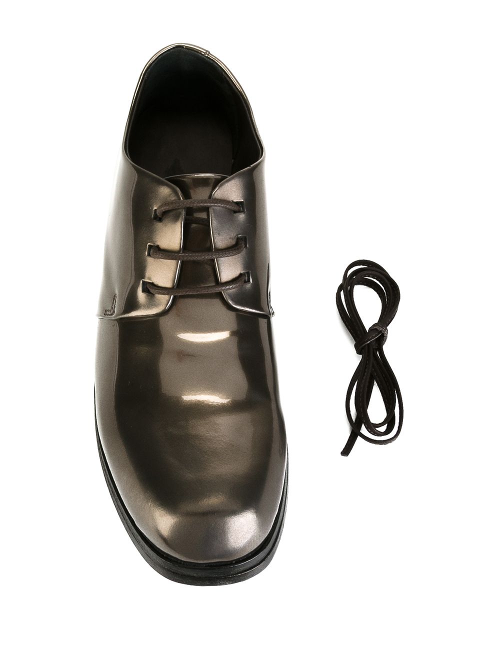 фото Marsèll туфли на шнуровке с эффектом металлик