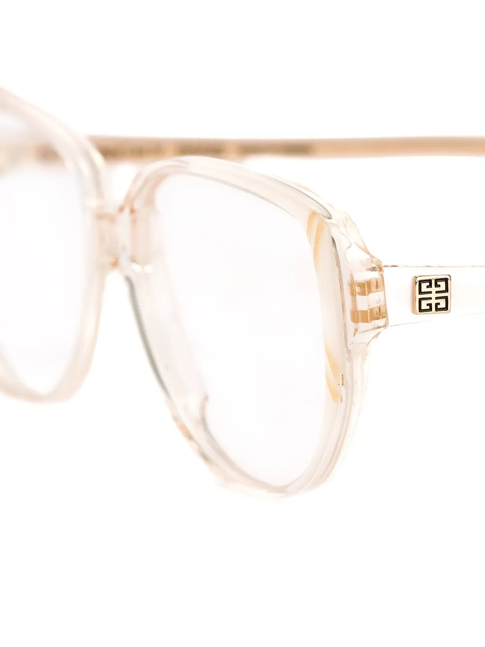 Saint Laurent Pre-owned 1980's Cat Eye Glasses in WHITE, view 3