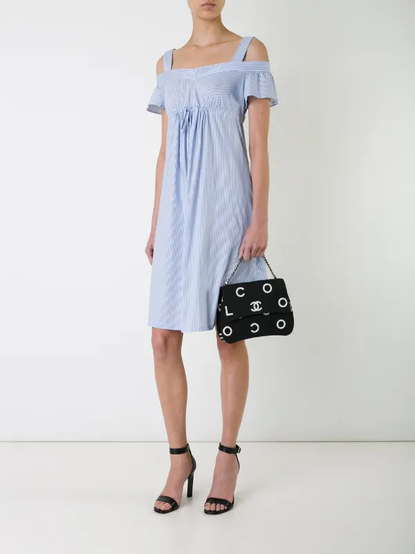 CHANEL キルティングサンダル ホワイト/ブラック シャネル CHANEL サンダル 靴 シューズ ラムスキン ホワイト ブラック