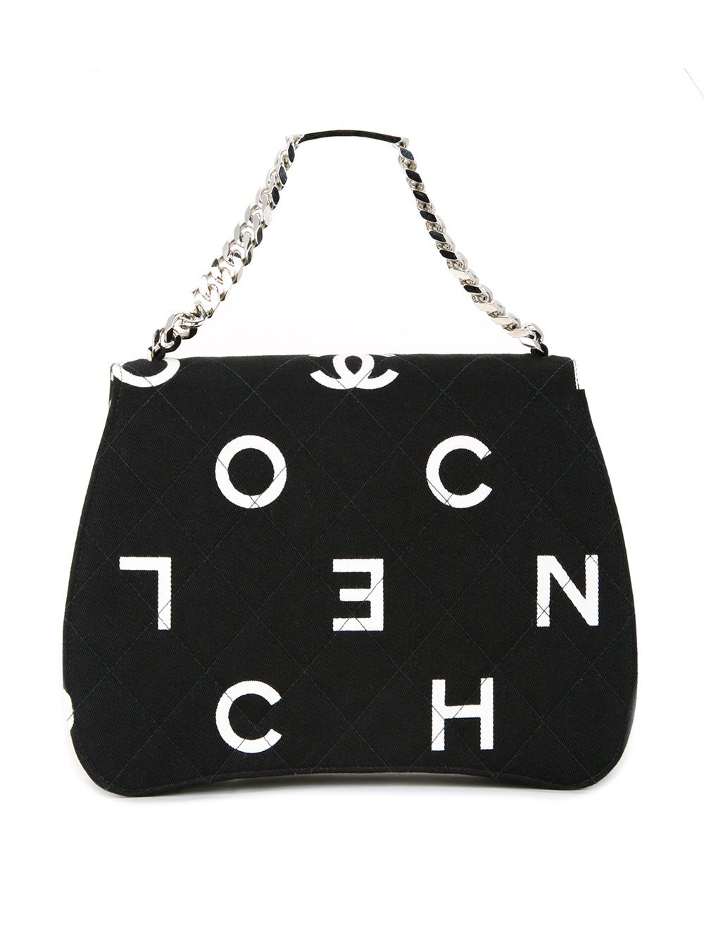 CHANEL logo print tote Women