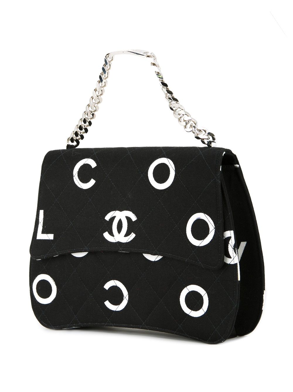 CHANEL logo print tote Women