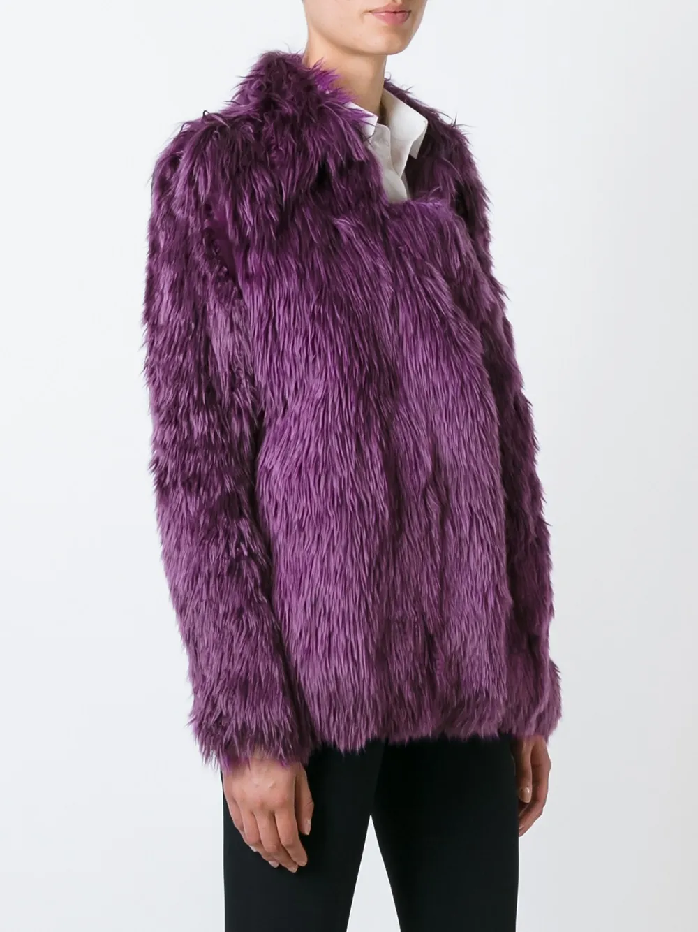 balenciaga fur jacket