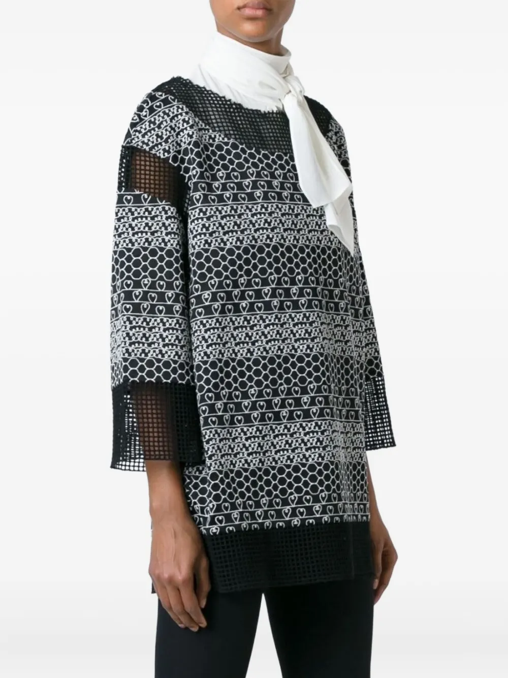 CHANEL Pre-Owned panelled embroidered blouse | Image 2