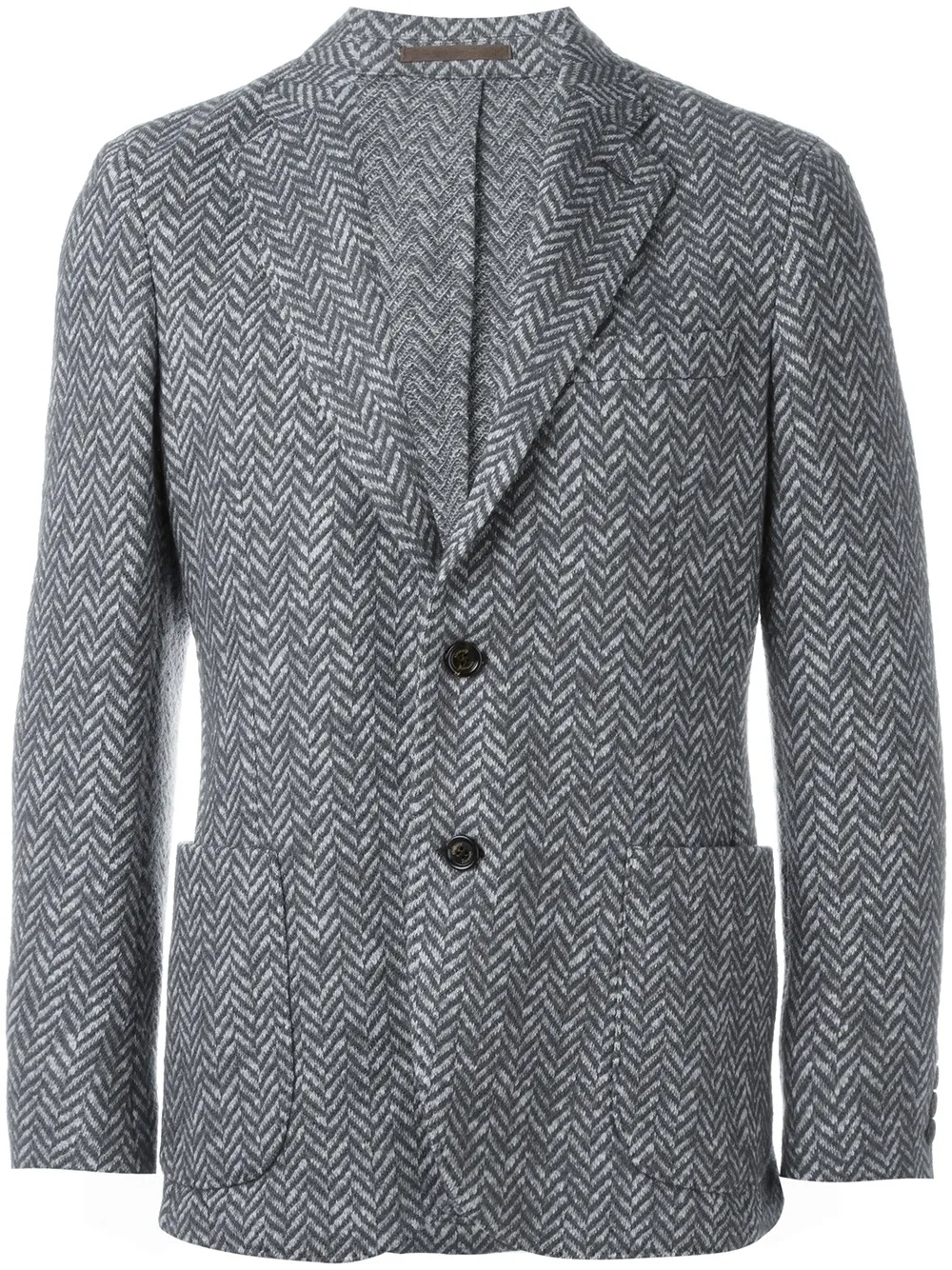 人字纹西装夹克