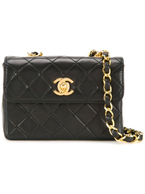 HOT SALE CHANEL micro flap shoulder bag Women