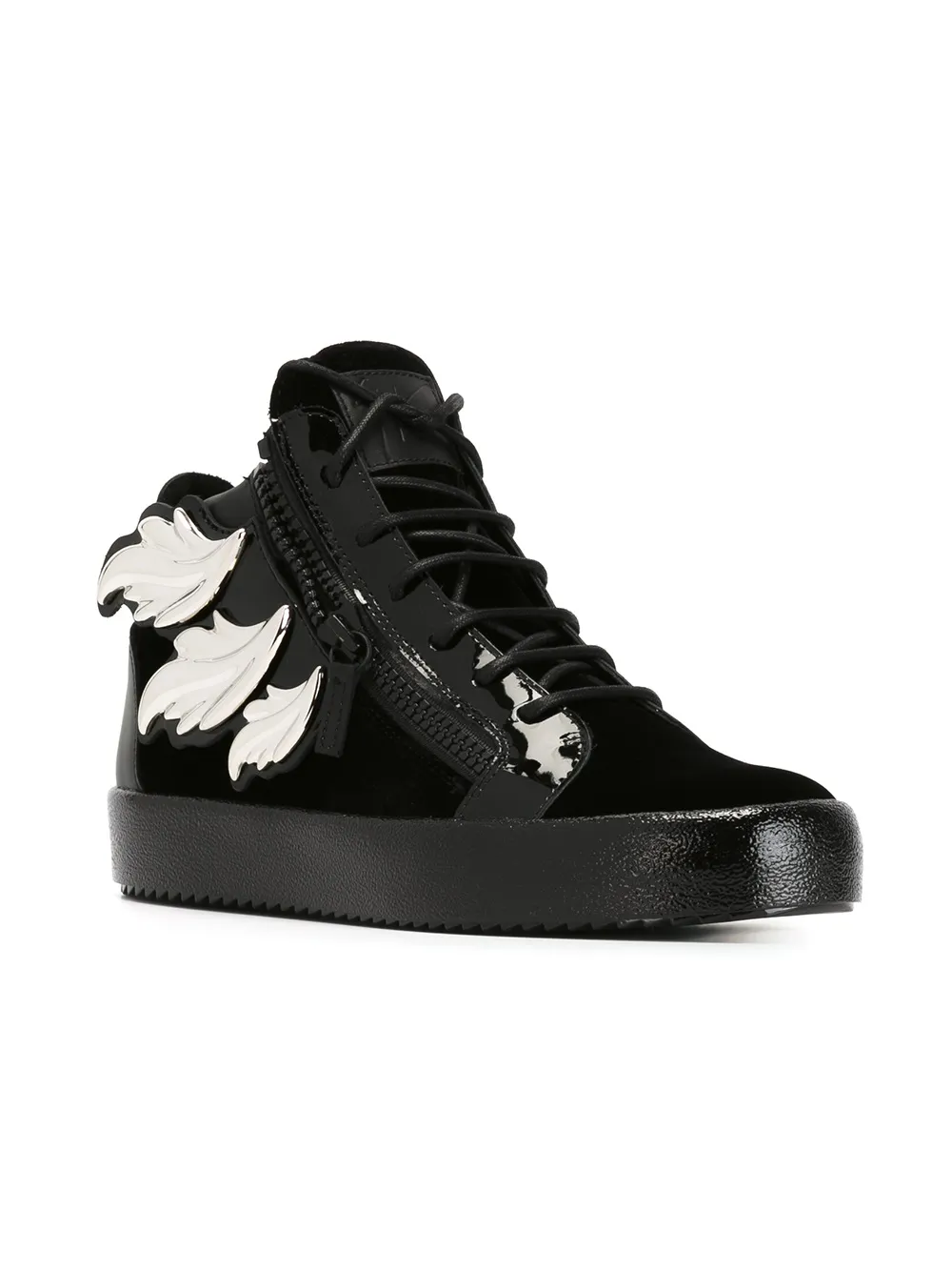 Giuseppe Zanotti 'Cruel' mid-top sneakers Zwart
