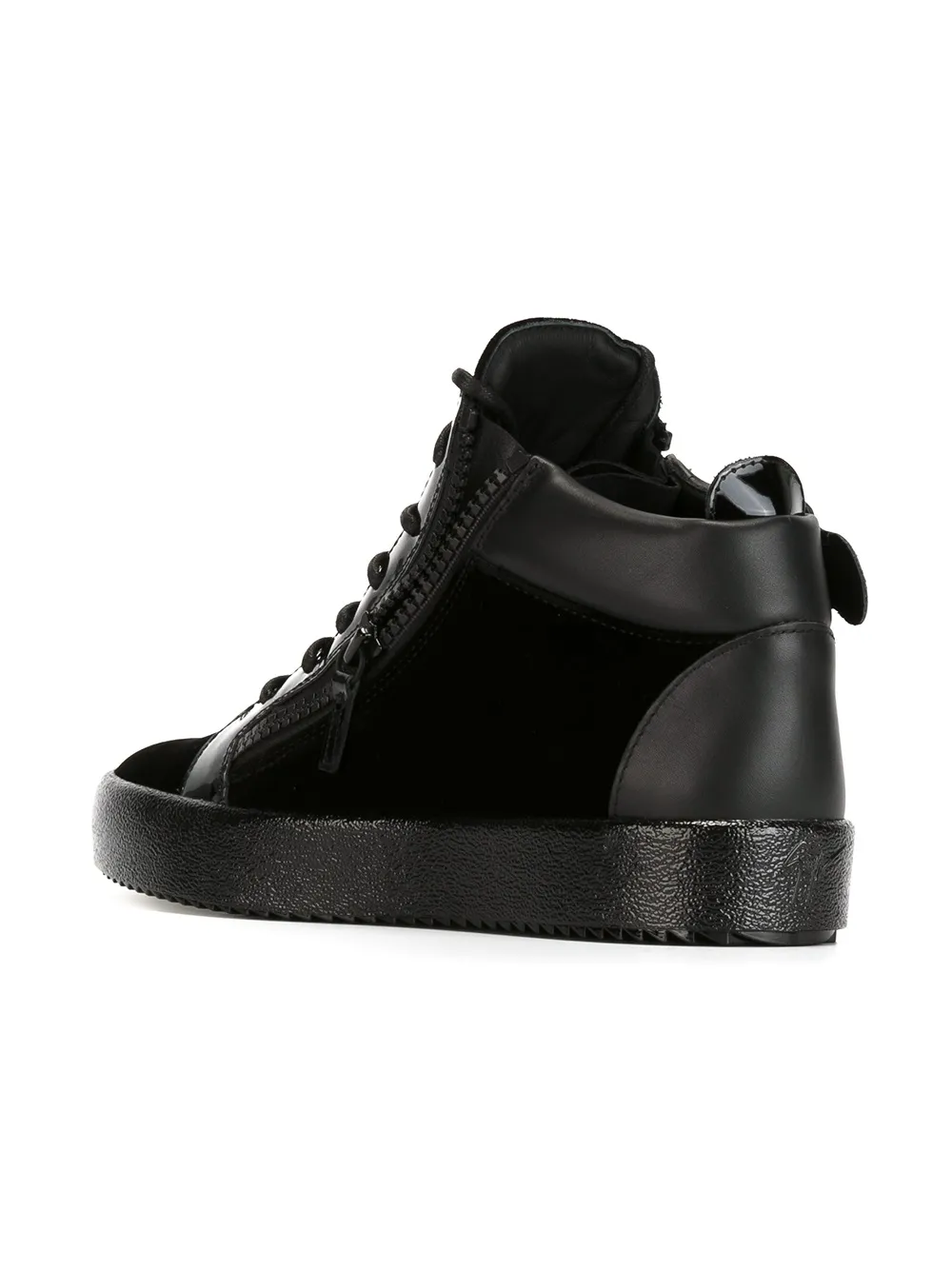 Giuseppe Zanotti 'Cruel' mid-top sneakers Zwart