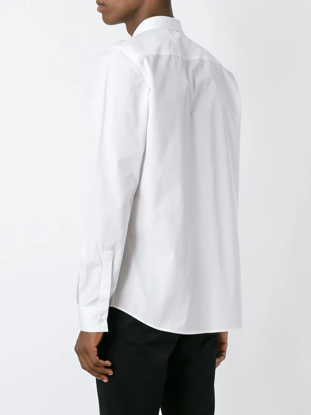 Givenchy flower crown embroidered shirt Wit