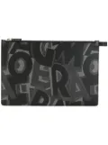 Ferragamo printed clutch - Black