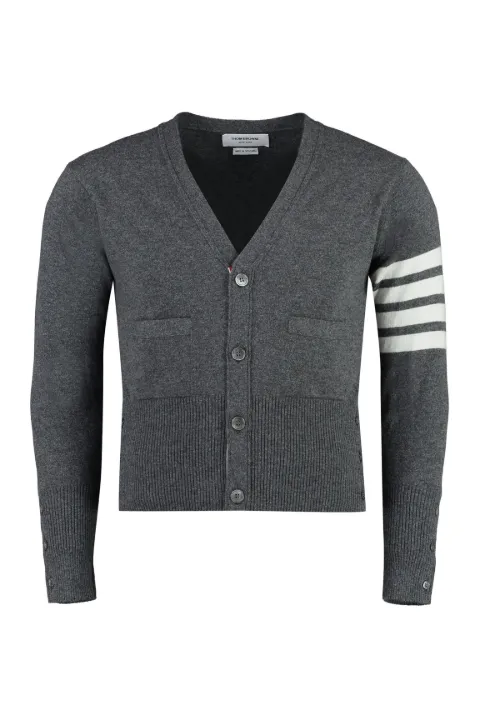 Thom Browne cardigan à manches rayées