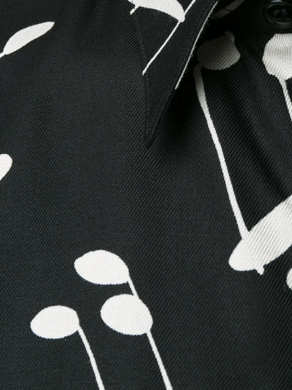 saint laurent music note shirt